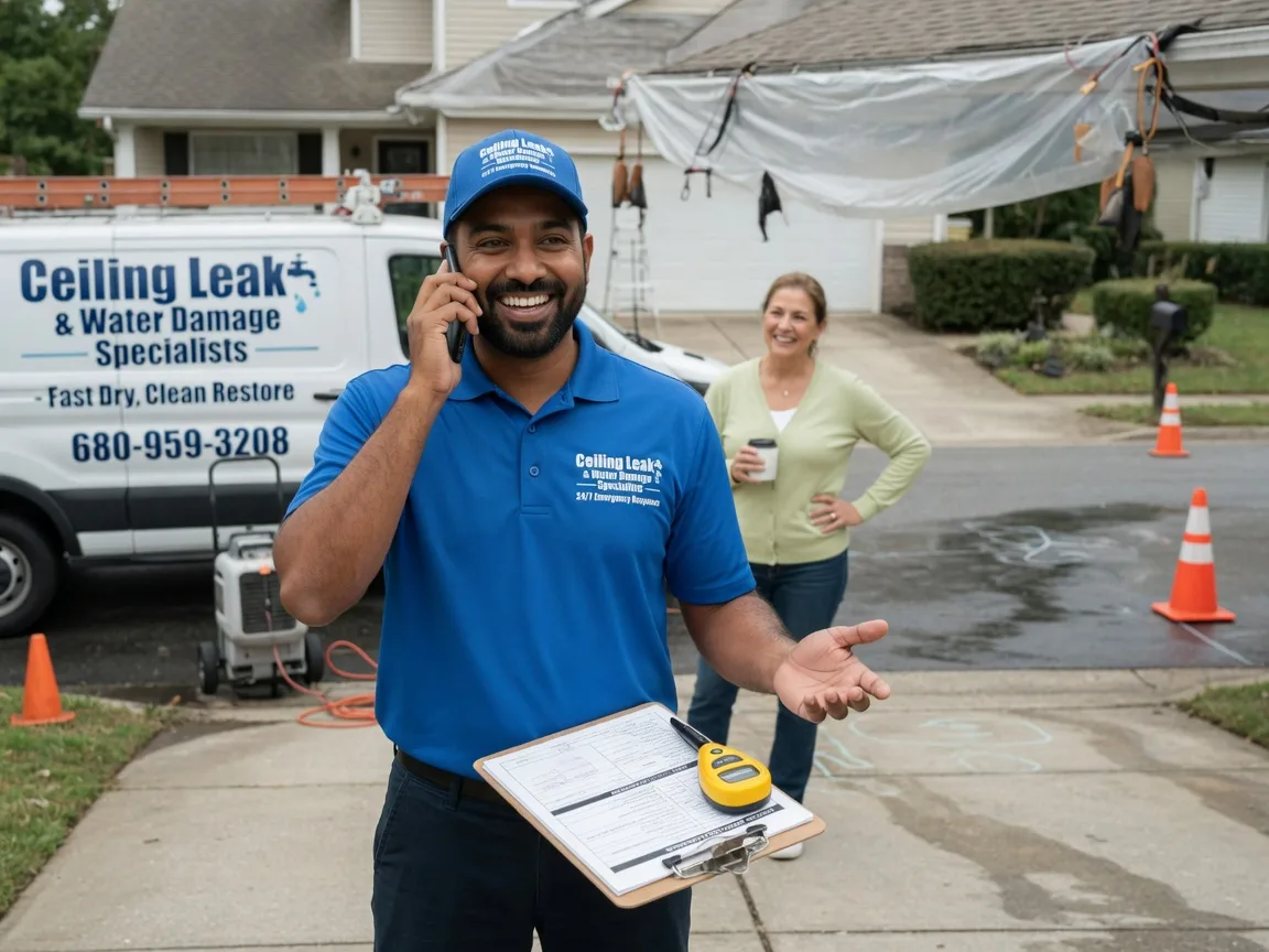Ceiling Leak Cleanup Ord, NE FAQs